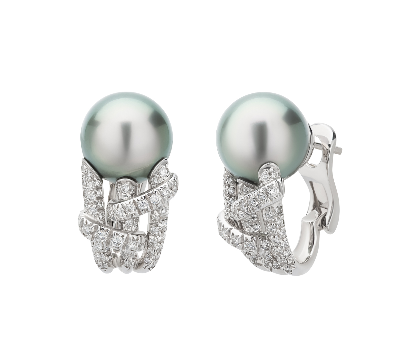 Серьги MIKIMOTO Classic PEE 731 BDW - фото 2 – Mercury