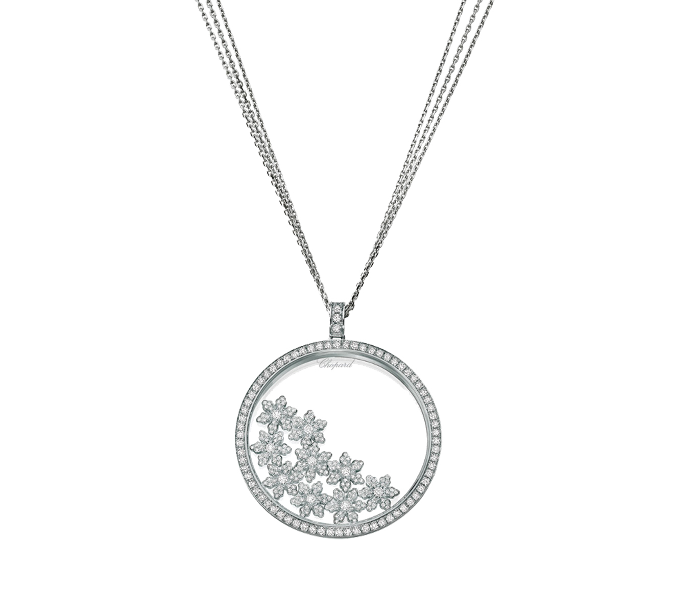 Кулон Happy Snow Chopard Happy Diamonds 795759-1003 - фото 1 – Mercury