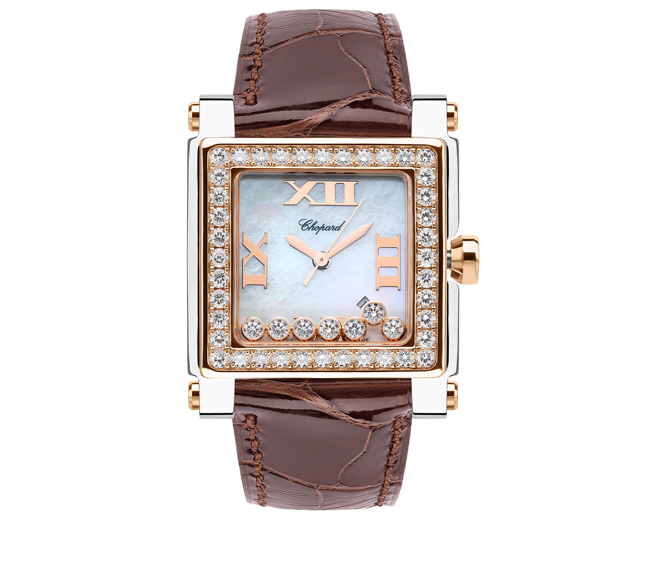 Часы Happy Sport Square Chopard Happy Sport 278497-9002 - фото 1 – Mercury