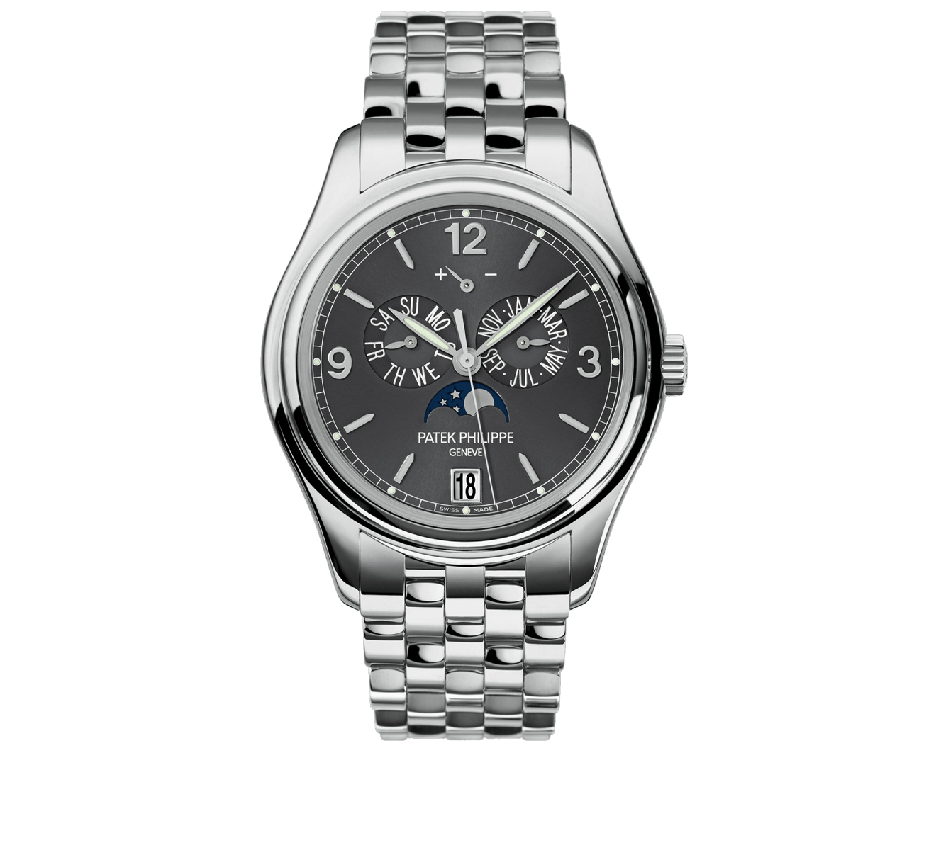 Часы White Gold Annual Calendar PATEK PHILIPPE Complications 5146/1 G-010 - фото 1 – Mercury