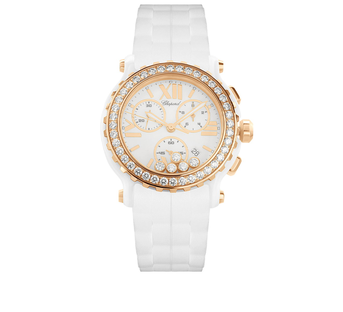 Часы Happy Sport Chrono Chopard Happy Sport 288515-9002 - фото 1 – Mercury
