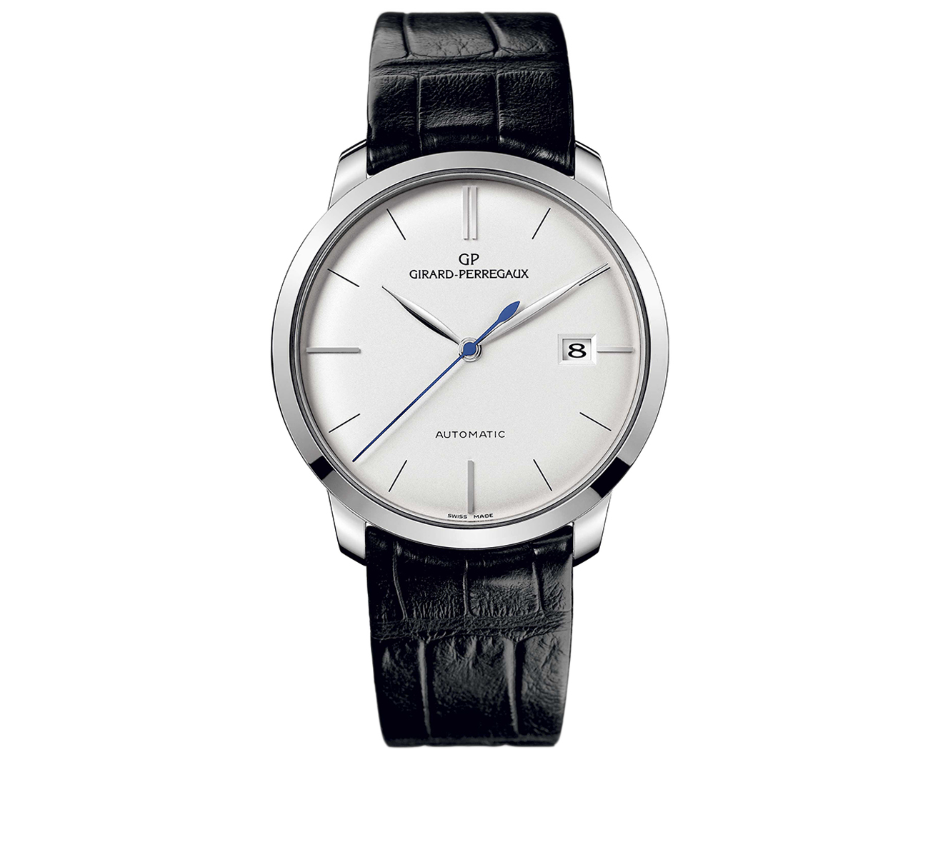 Часы White Gold Date GIRARD-PERREGAUX 1966 49525-53-131-BK6A - фото 1 – Mercury