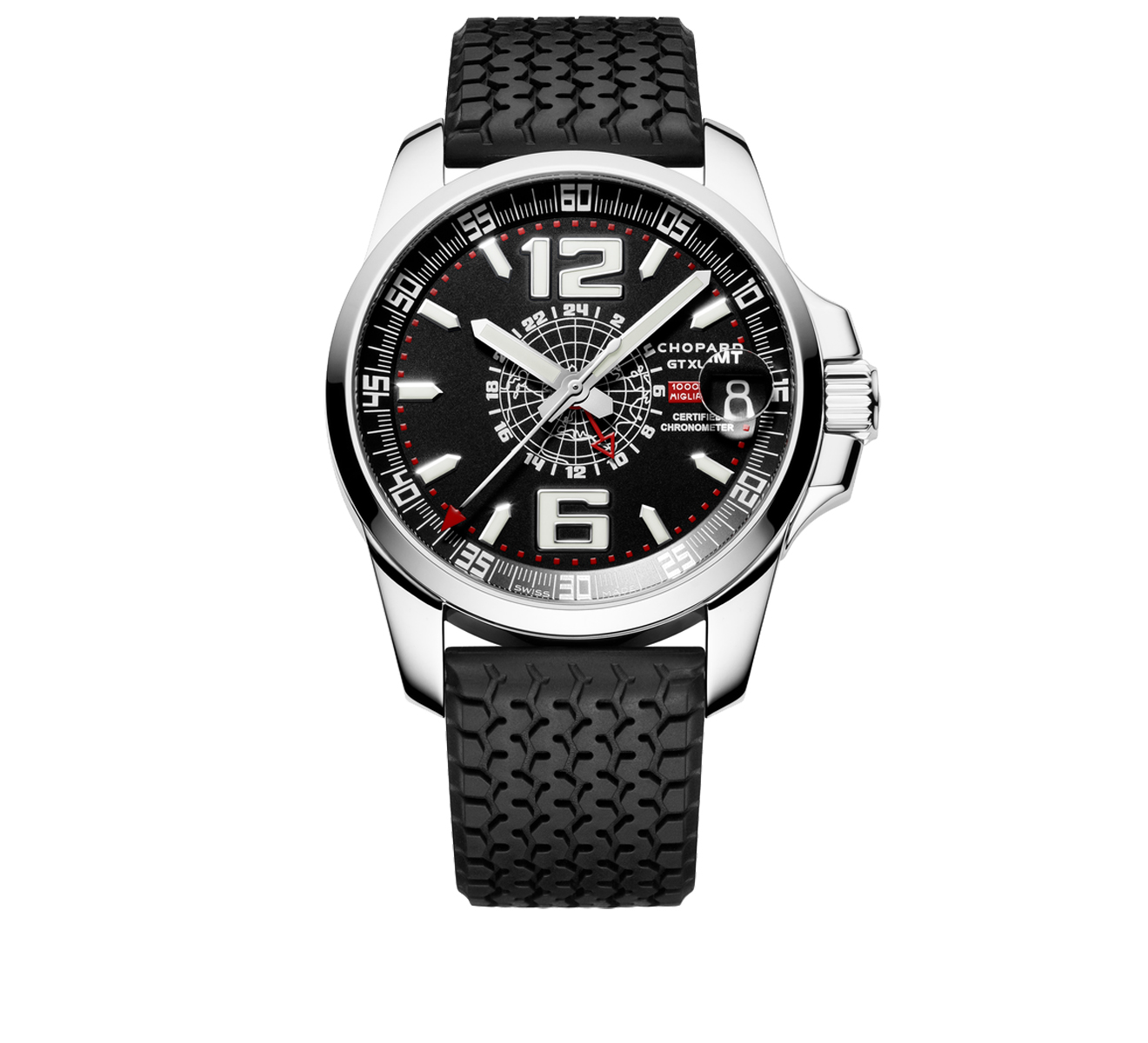 Часы Mille Miglia GT XL GMT Chopard Classic Racing 168514-3001 - фото 1 – Mercury