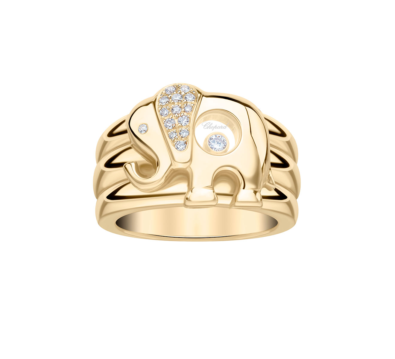 Кольцо Happy Elephant Chopard Happy Diamonds 822277-0110 - фото 2 – Mercury