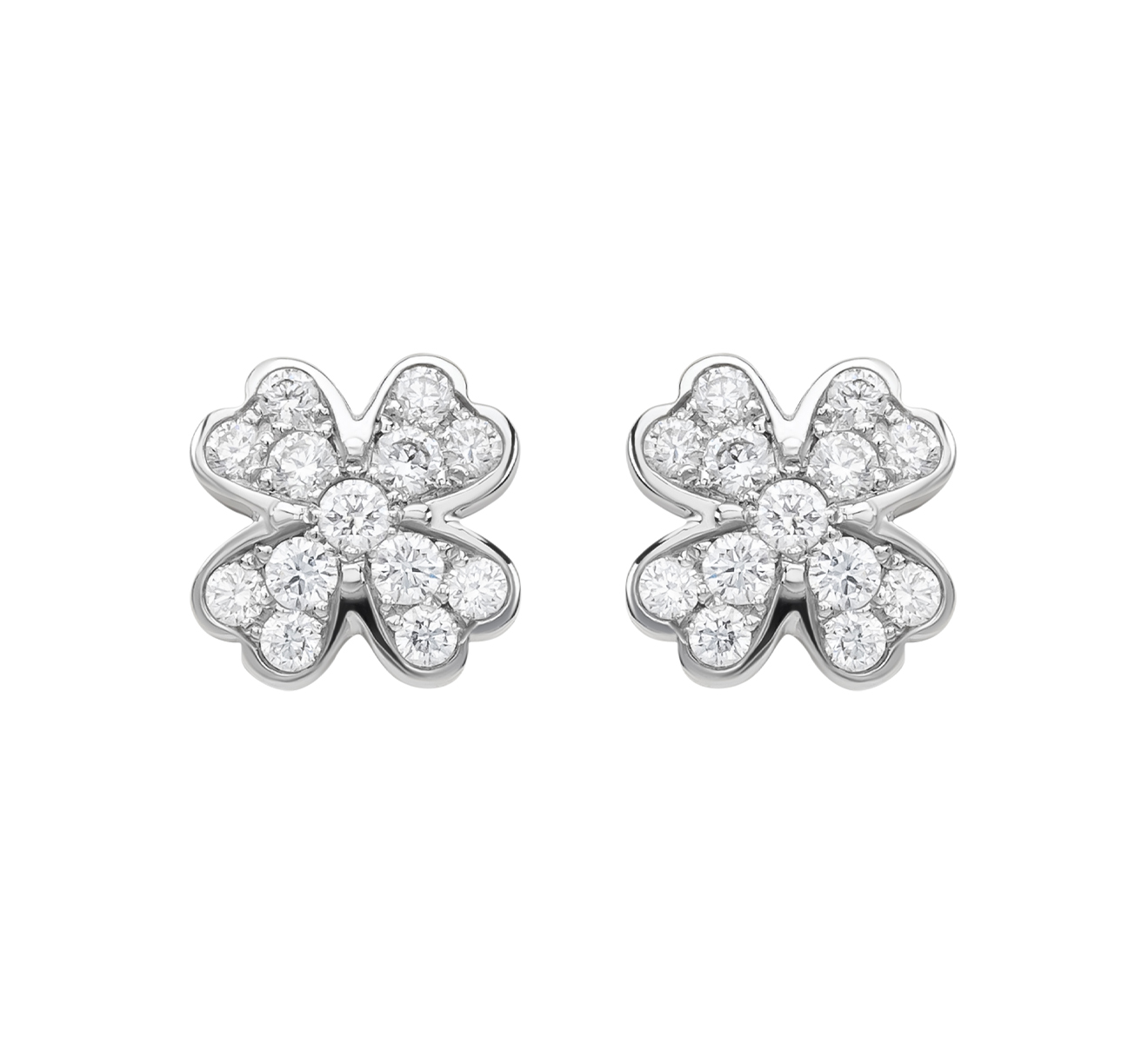 Серьги Happy Clover Chopard Happy Diamonds 836566-1001 - фото 1 – Mercury