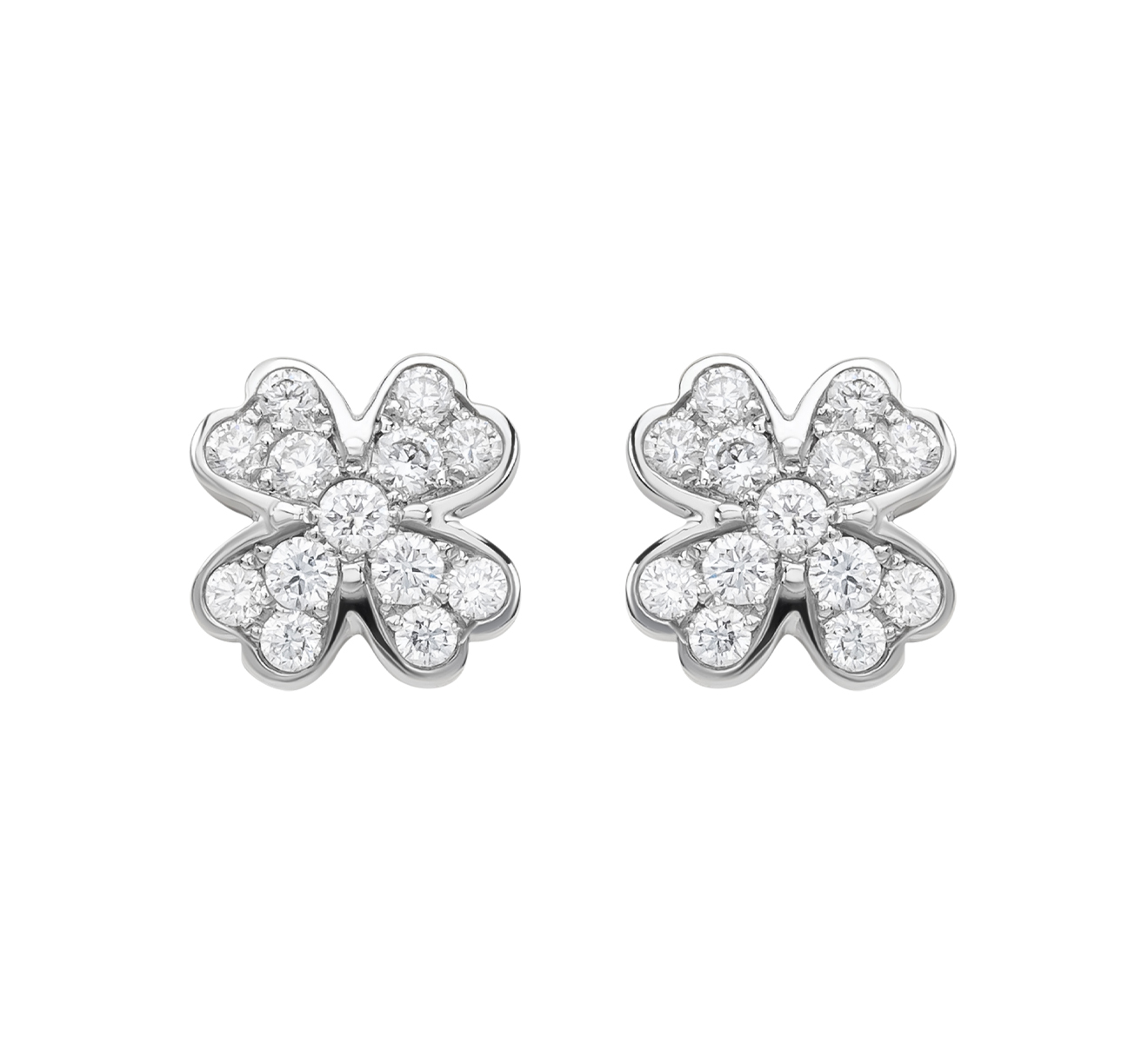 Серьги Happy Clover Chopard Happy Diamonds 836566-1001 - фото 1 – Mercury