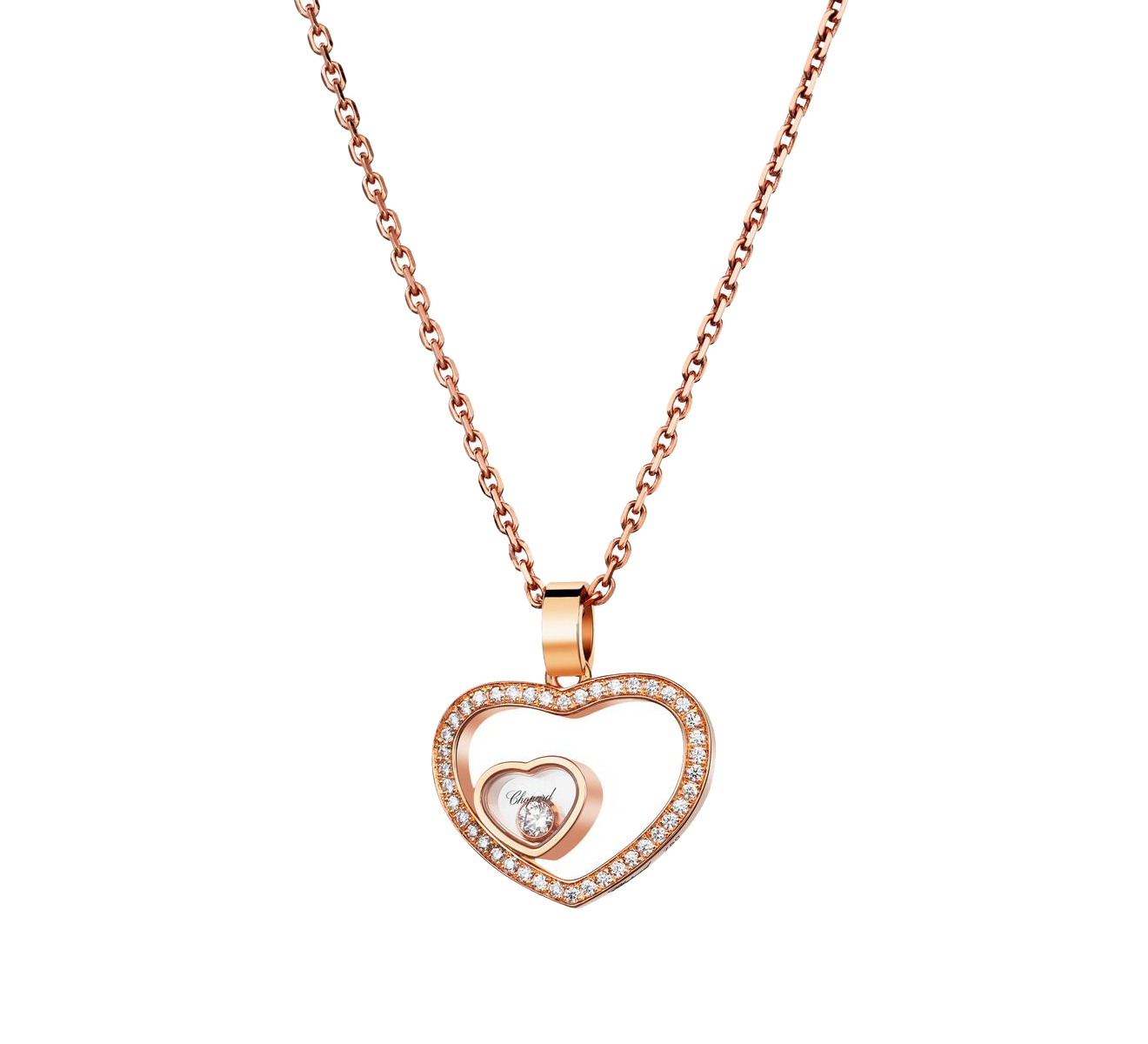 Кулон Happy Hearts Chopard Happy Diamonds 797482-5002 - фото 1 – Mercury