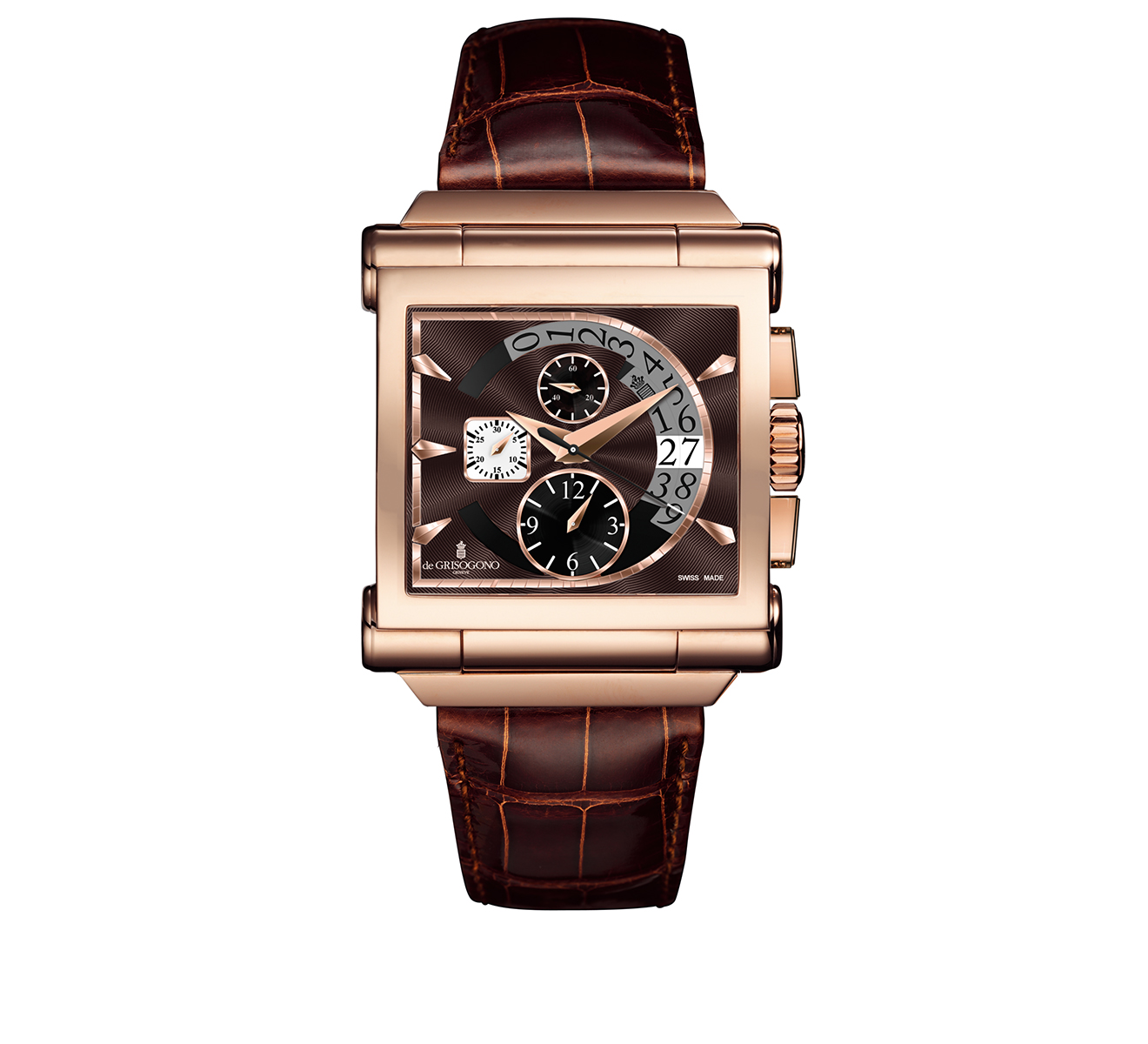 Часы Rose Gold Chrono de GRISOGONO Grande GRANDE CHRONO N03 - фото 1 – Mercury