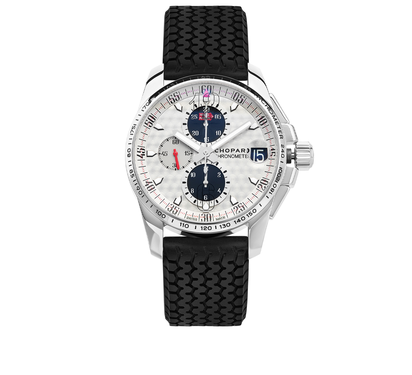 Часы Mille Miglia GTChrono 2010 Edition Chopard Classic Racing 168459-3019,  44 мм, сталь, хронограф | Mercury