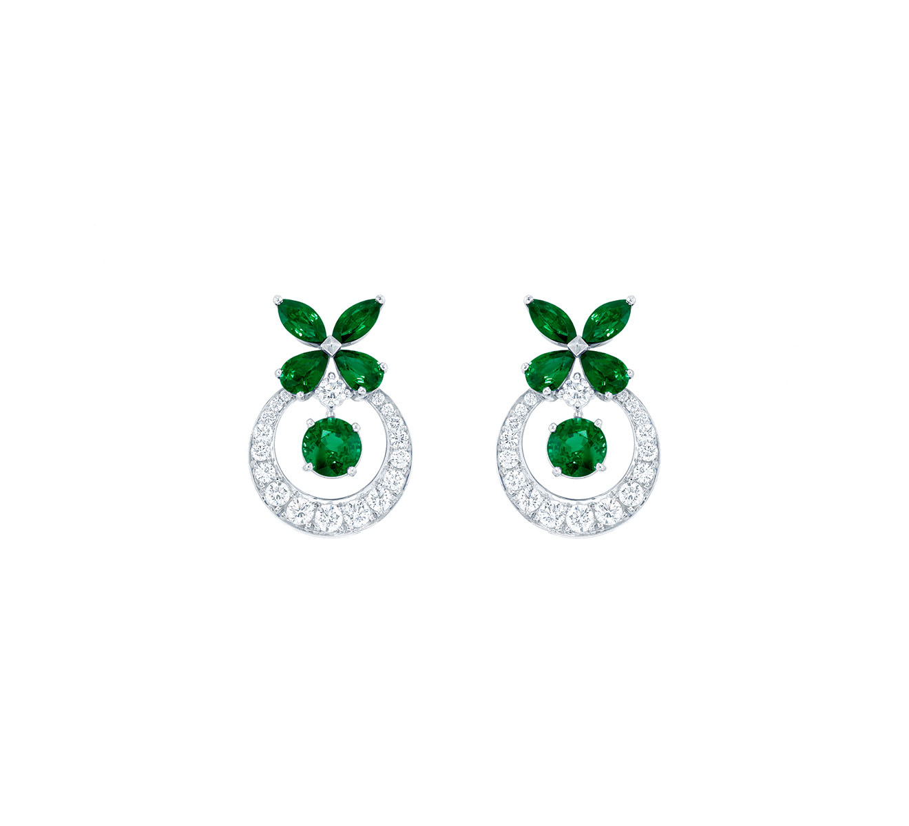 Серьги GRAFF Butterfly RGE 599 - фото 1 – Mercury