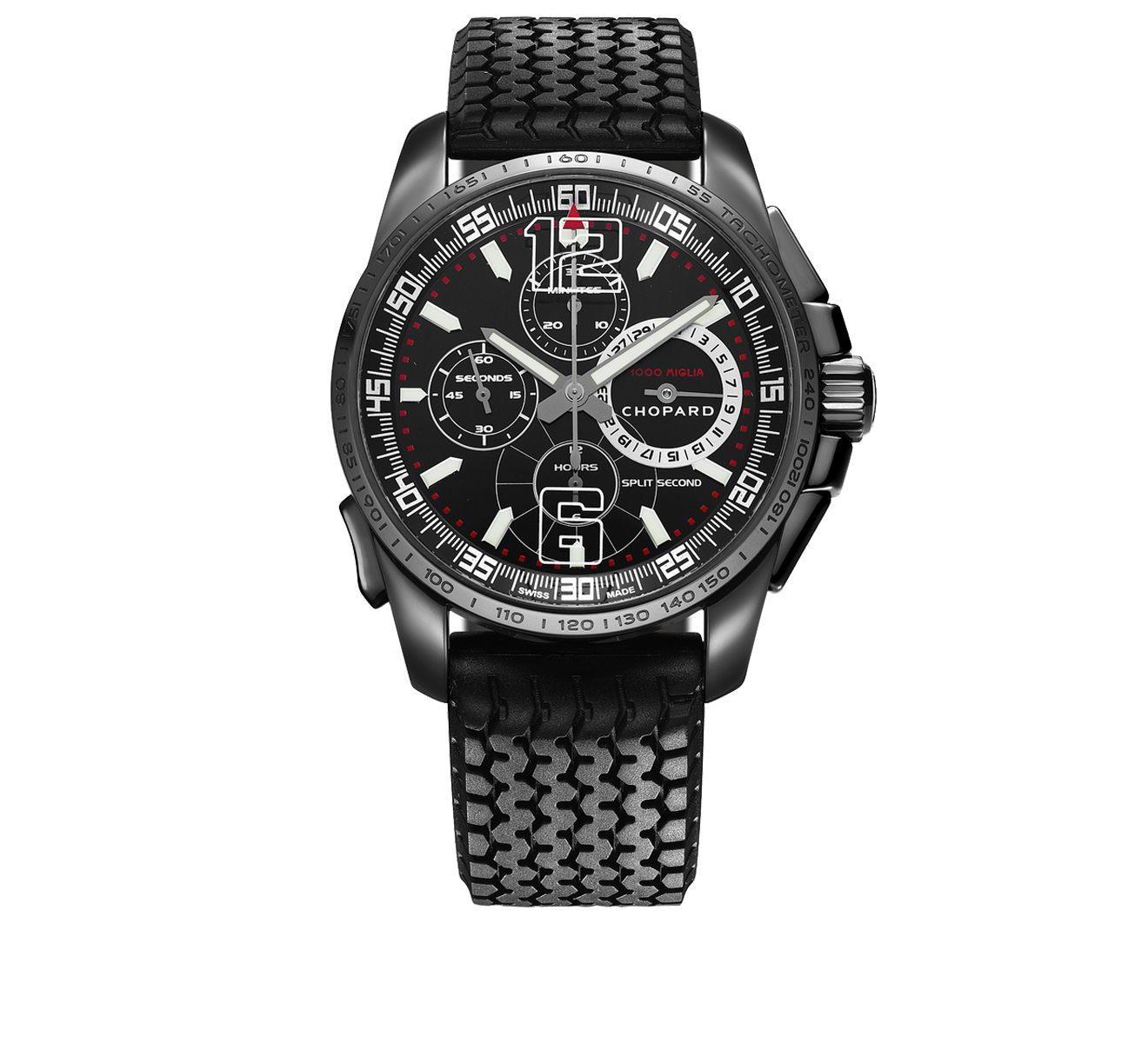 Часы Mille Miglia GT XL Chrono Split Second Speed Black Chopard Classic Racing 168513-3002 - фото 1 – Mercury