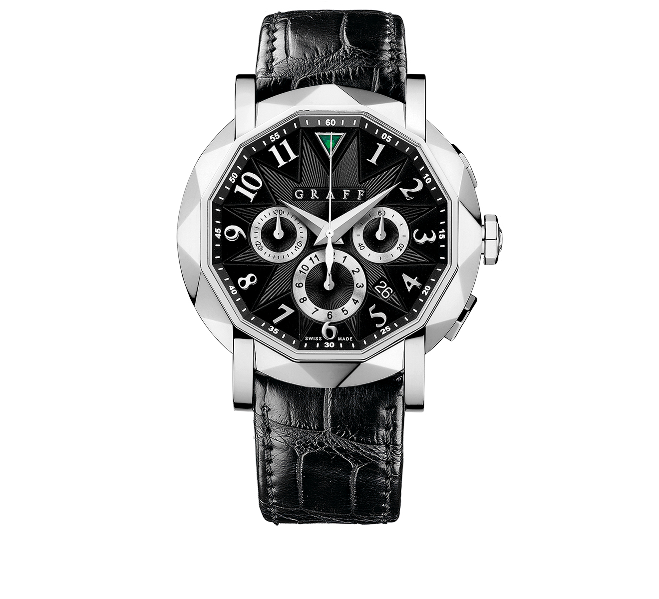 Часы White Gold Chronograph GRAFF ChronoGraff CG42WGB - фото 1 – Mercury