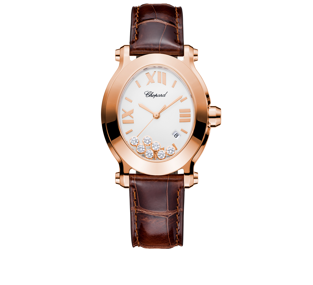 Часы Happy Sport Oval Chopard Happy Sport 275350-5001 - фото 1 – Mercury