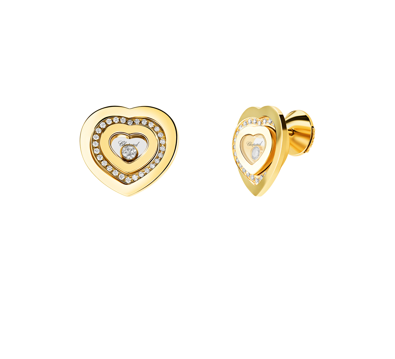 Серьги Chopard Happy Diamonds 837855-0002 - фото 2 – Mercury