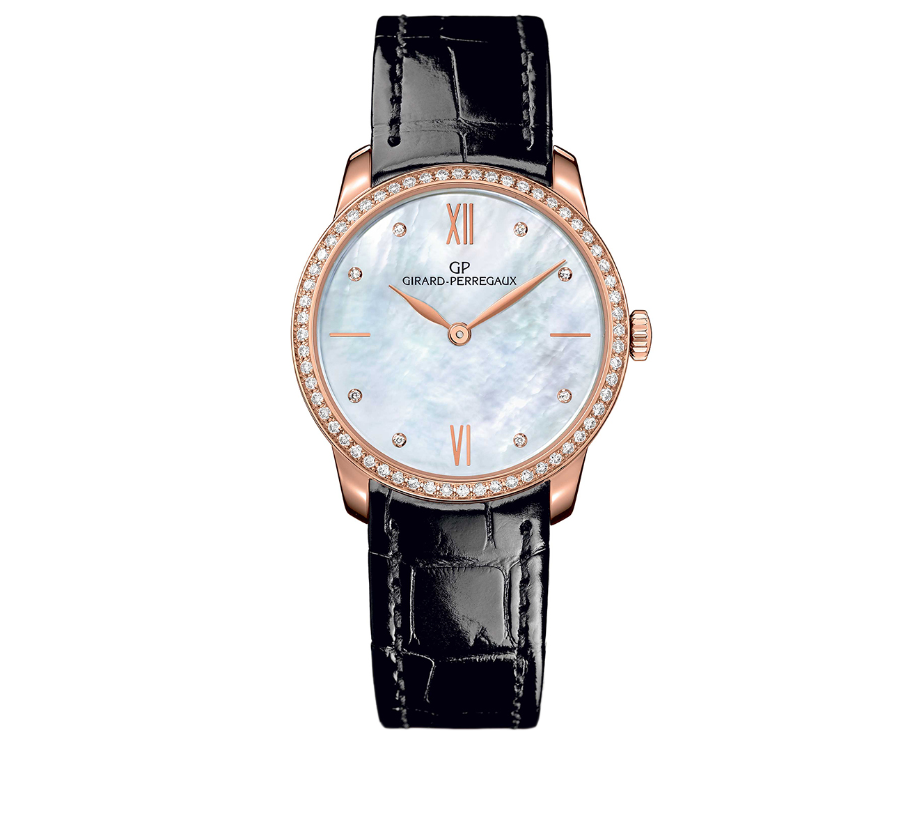 Часы Rose Gold Pearl GIRARD-PERREGAUX 1966 49528D52A771-CK6A - фото 1 – Mercury