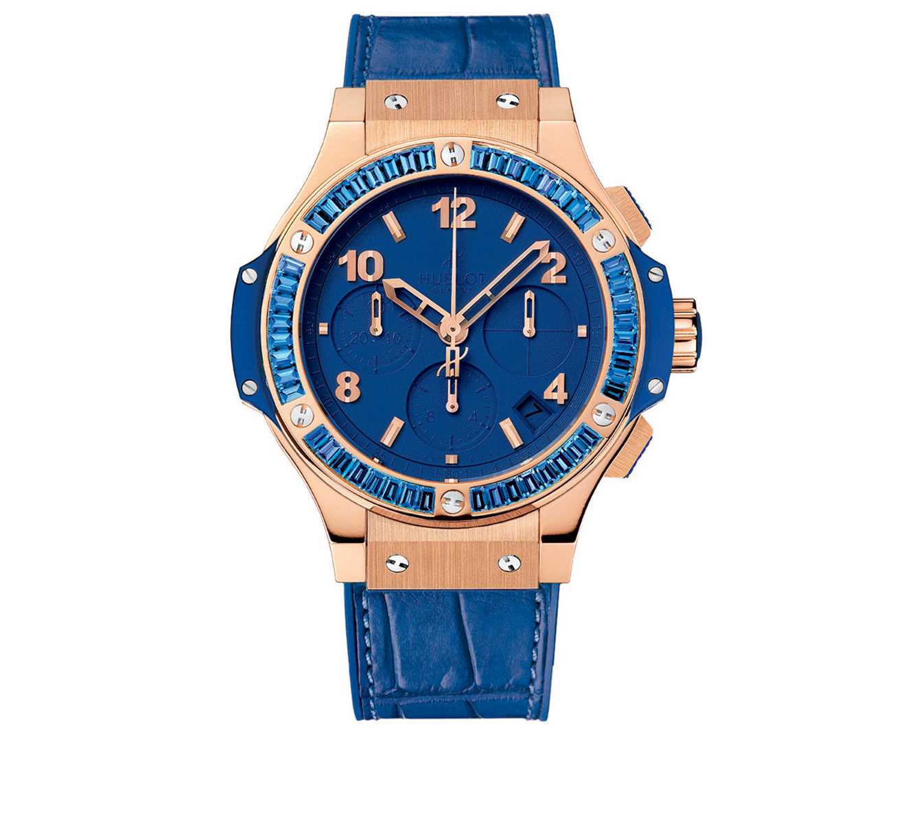 Часы Tutti Frutti Dark Blue Carat HUBLOT Big Bang 341.PL.5190.LR.1901 - фото 1 – Mercury