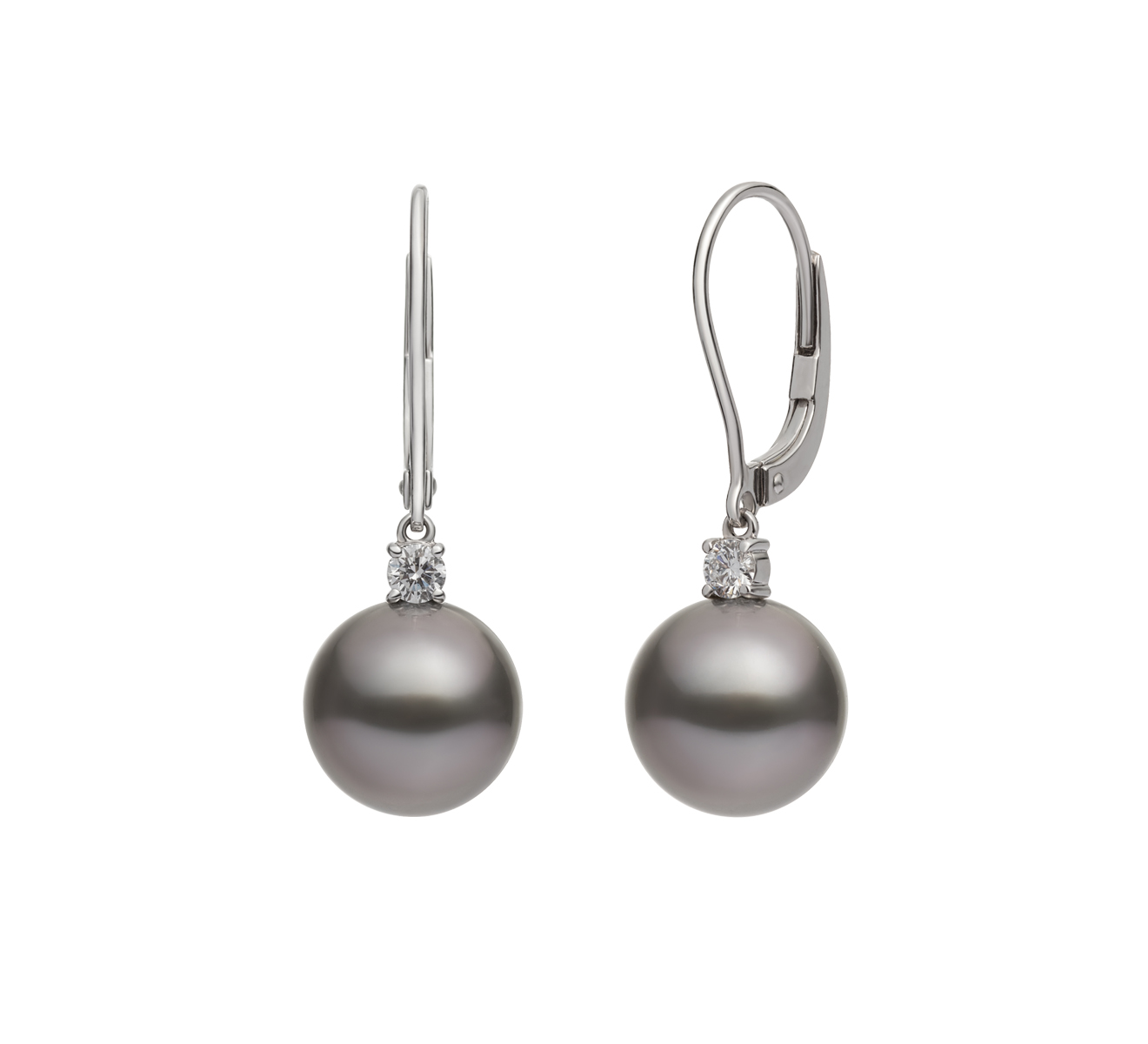 Серьги MIKIMOTO Classic PEA 1020 BDW - фото 2 – Mercury