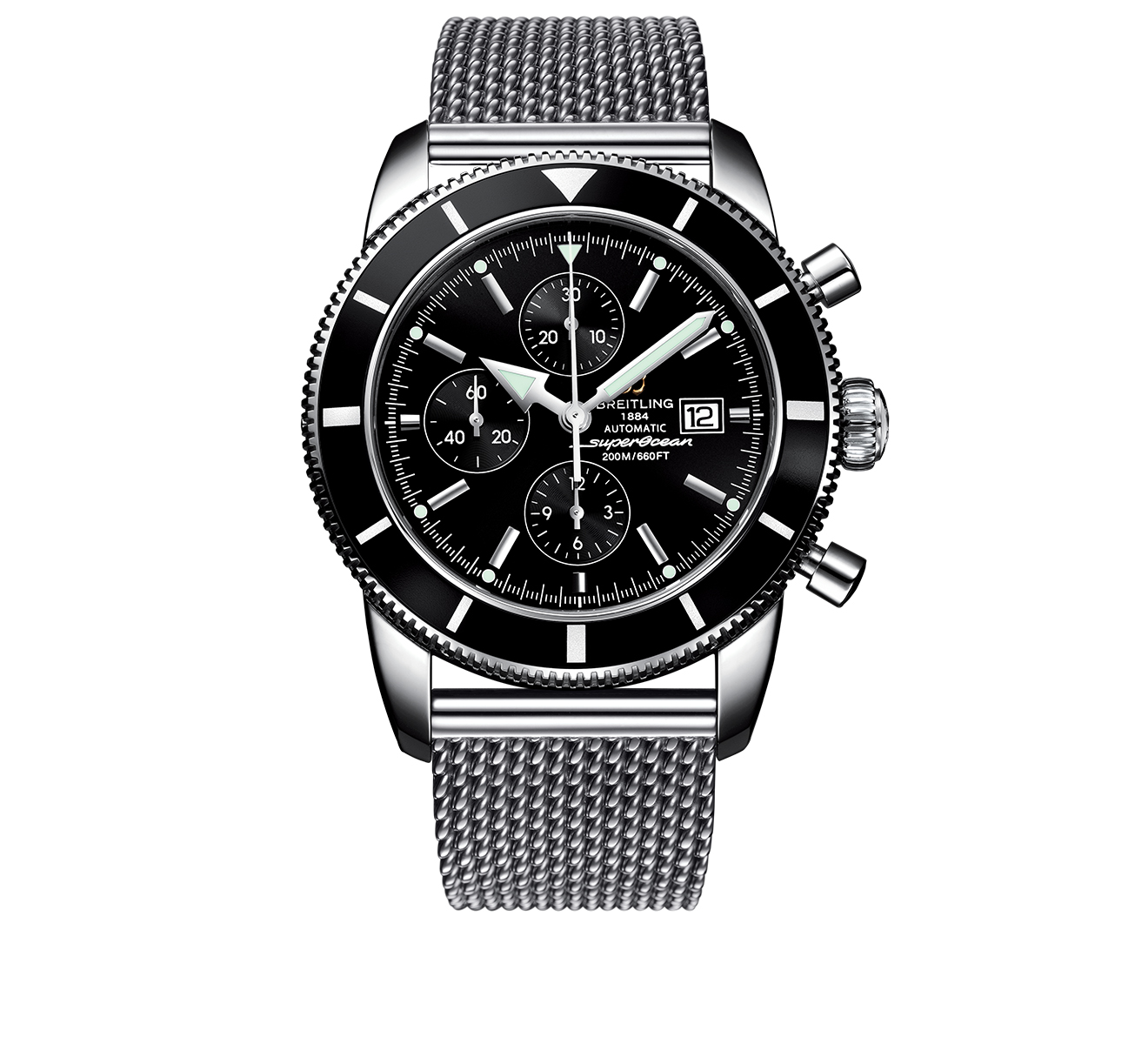 Часы Superocean Heritage Chronograph 46 Breitling Superocean Heritage A1332024/B908/152A - фото 1 – Mercury