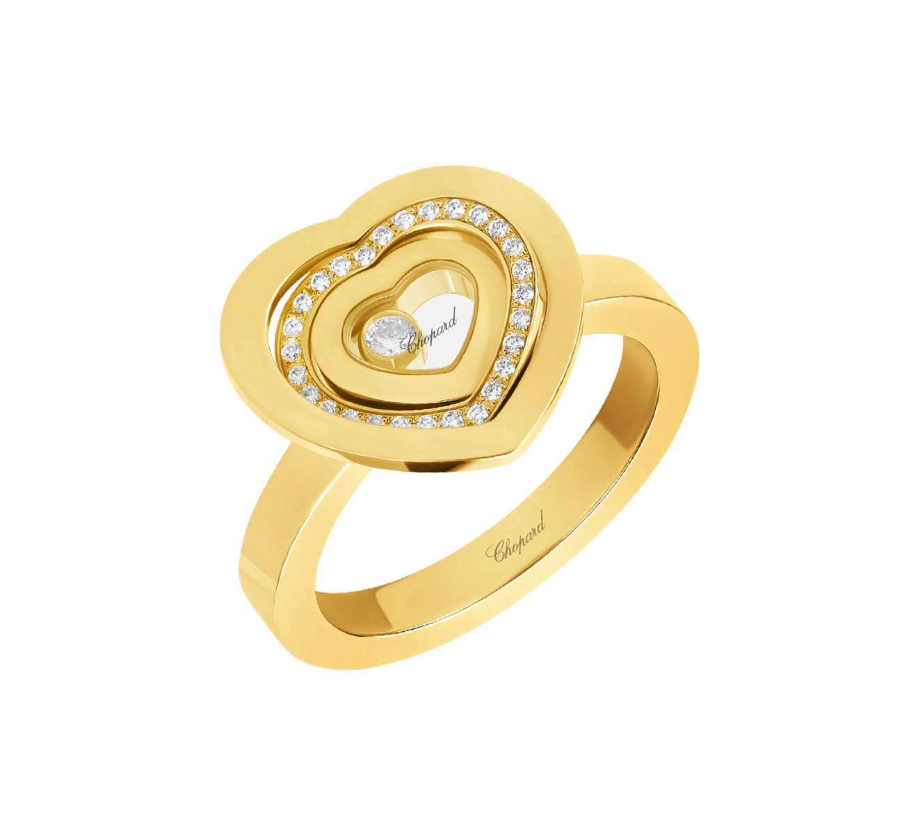 Кольцо Chopard Happy Diamonds 827983-0110 - фото 1 – Mercury