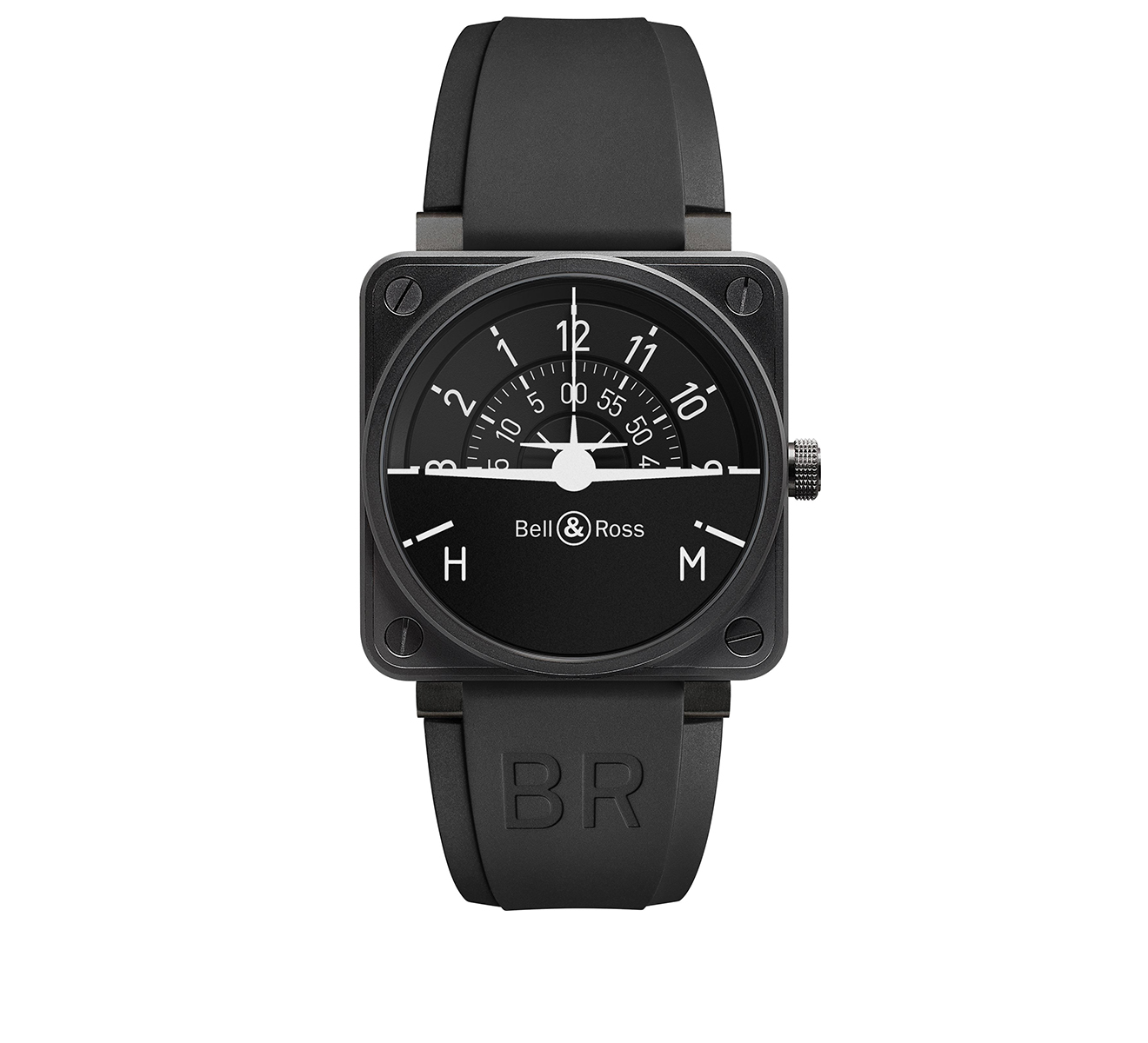 Часы Turn Coordinator Bell&Ross BR 01 BR0192-TURNCOOR - фото 1 – Mercury