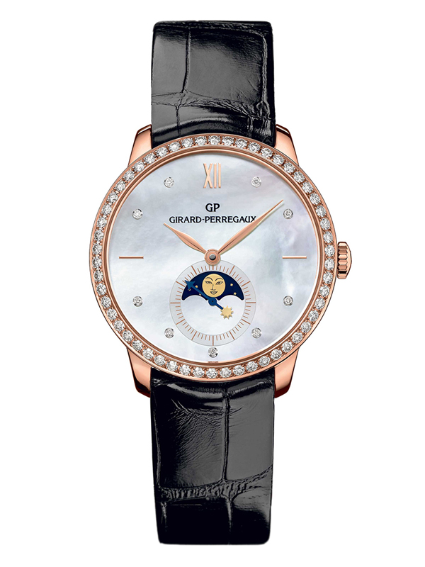 Часы Rose Gold Moon Phase Pearl