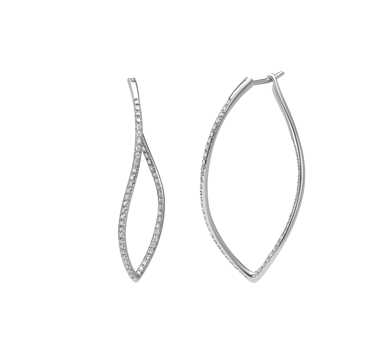 Серьги Navettes Mattioli Navettes MOR75006 - фото 2 – Mercury