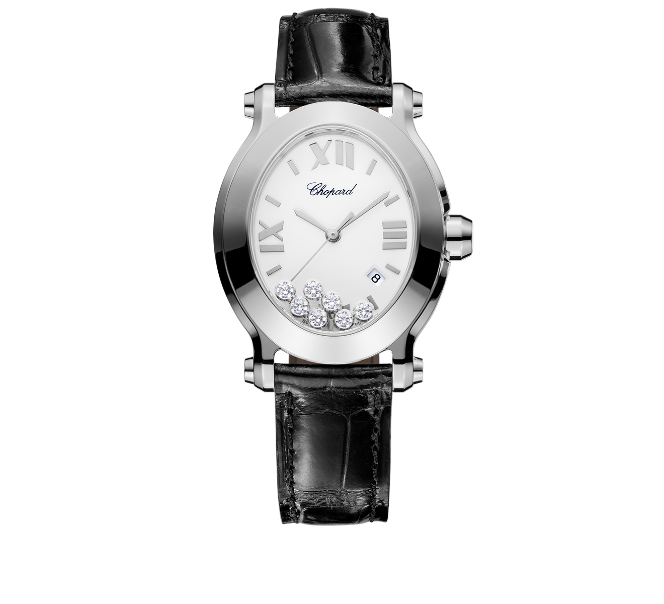 Часы Happy Sport Oval Chopard Happy Sport 278546-3001 - фото 1 – Mercury