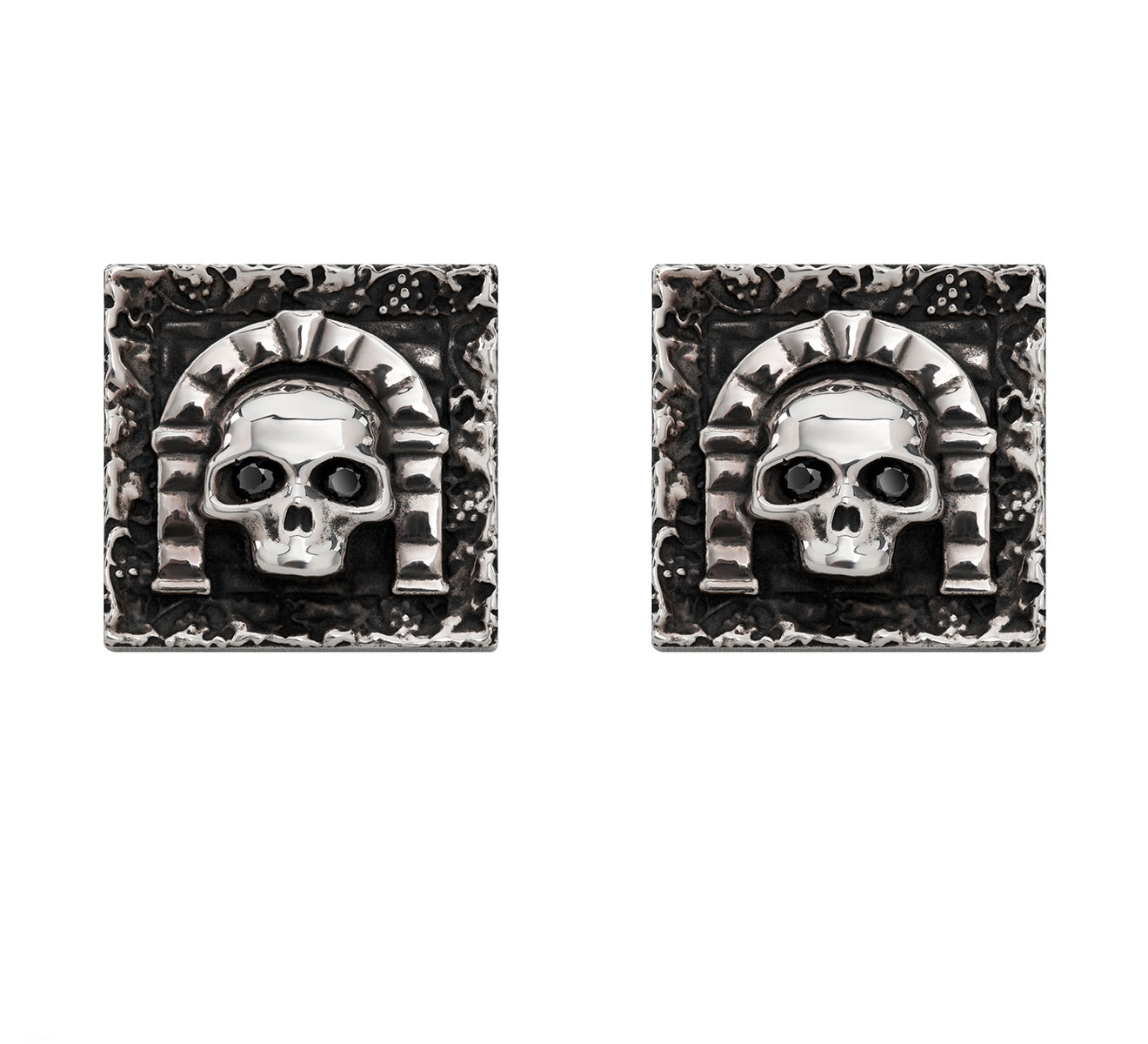 Запонки Tournaire Catacombes S.T. Dupont Sculls 5732 - фото 1 – Mercury