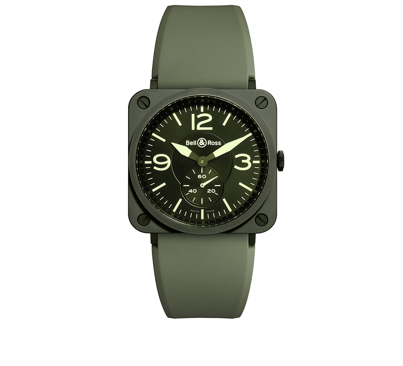 Часы Military Ceramic Bell&Ross BR S BRS-CERAM-MIL/SRB - фото 1 – Mercury