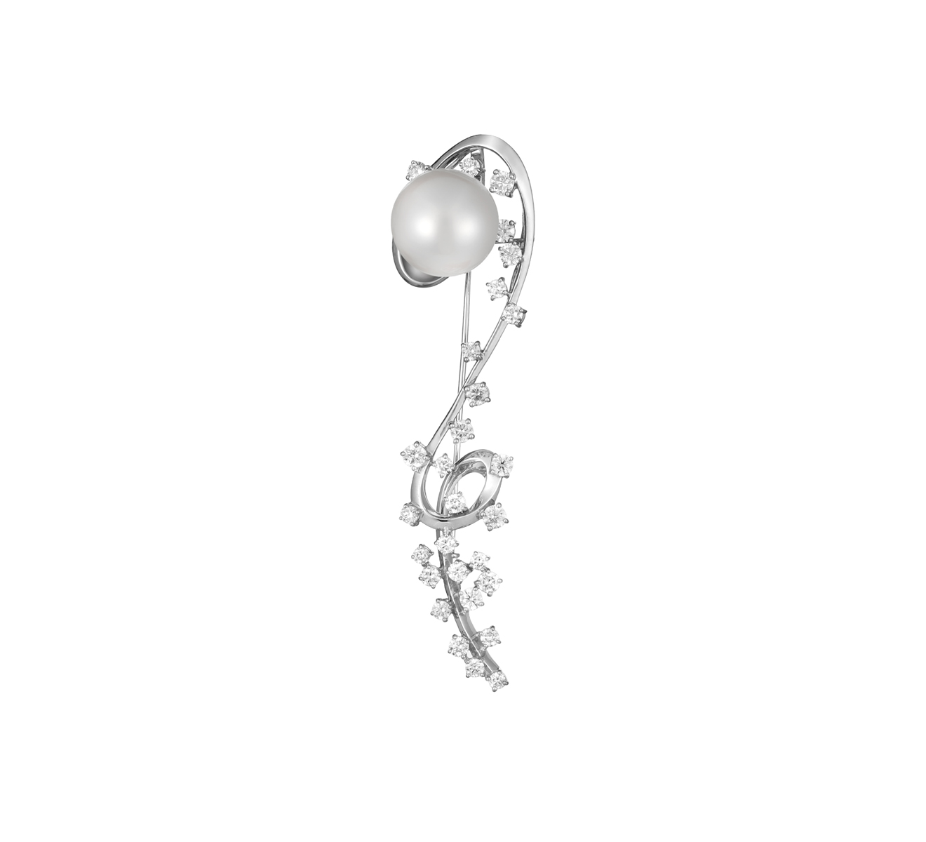 Брошь MIKIMOTO Classic MBA 10001 NDXW - фото 1 – Mercury