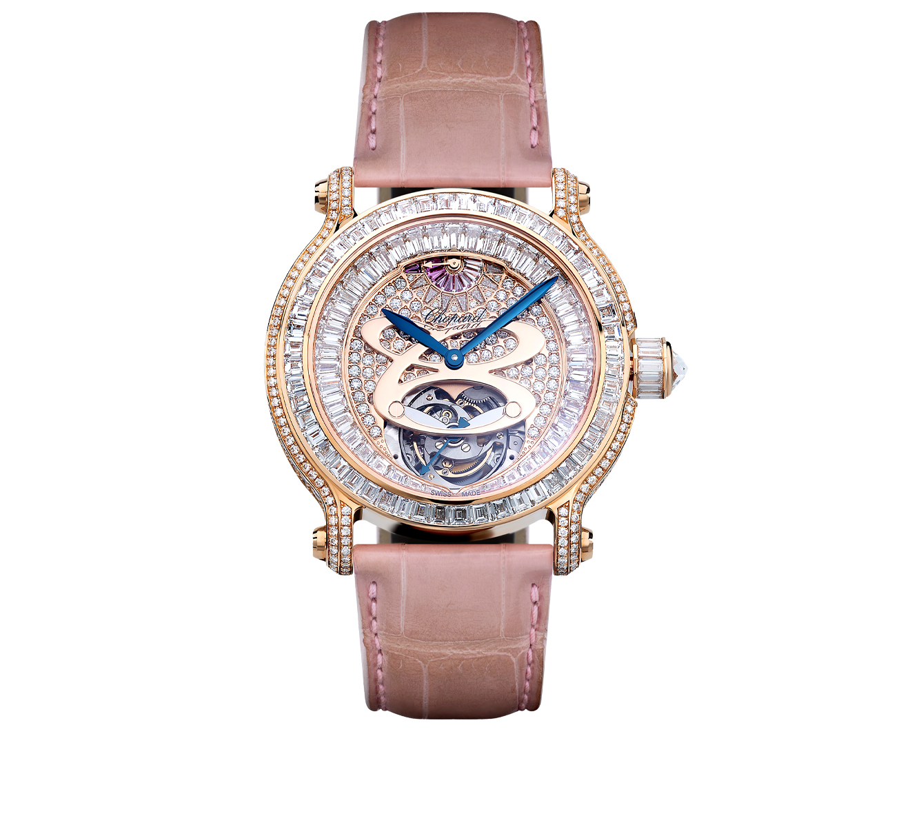 Часы Tourbillon Rose Gold Diamond Chopard Classic 134188-5004 - фото 1 – Mercury
