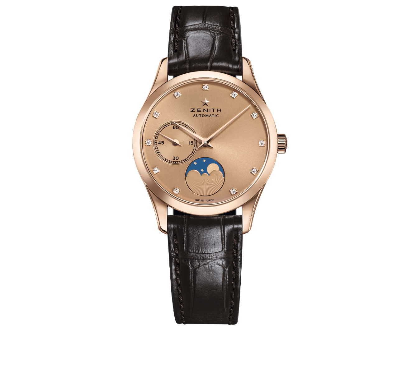 Часы Ultra Thin Lady Moonphase ZENITH Elite 18.2310.692/95.C498 - фото 1 – Mercury