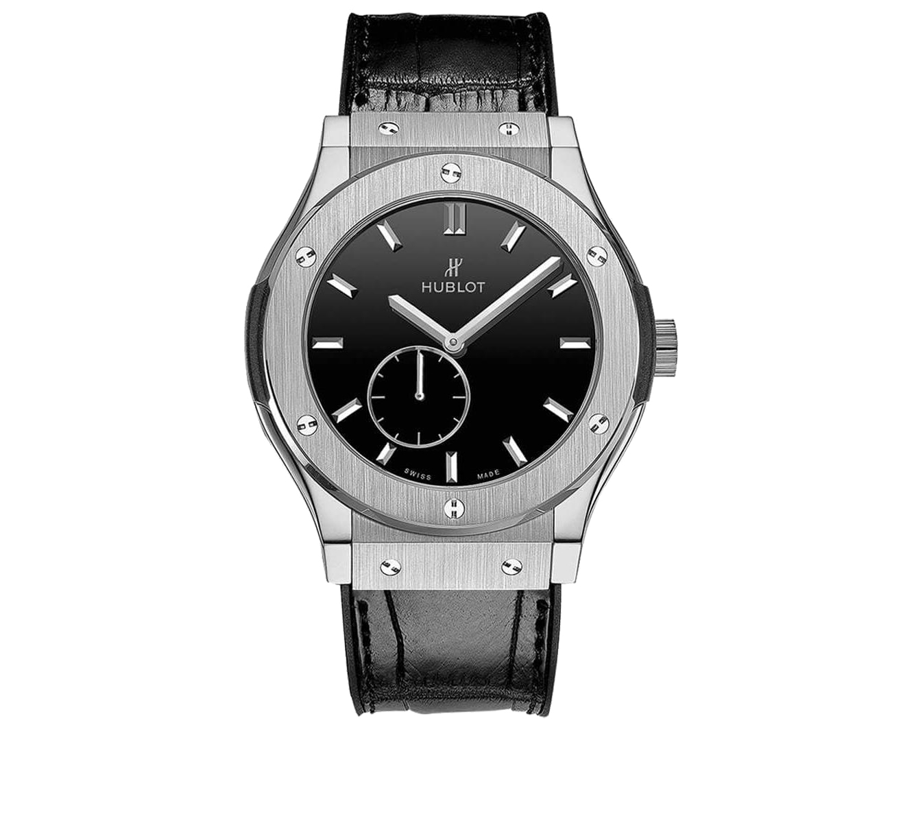 Часы Titanium Black Shiny Dial HUBLOT Classic Fusion 515.NX.1270.LR - фото 1 – Mercury