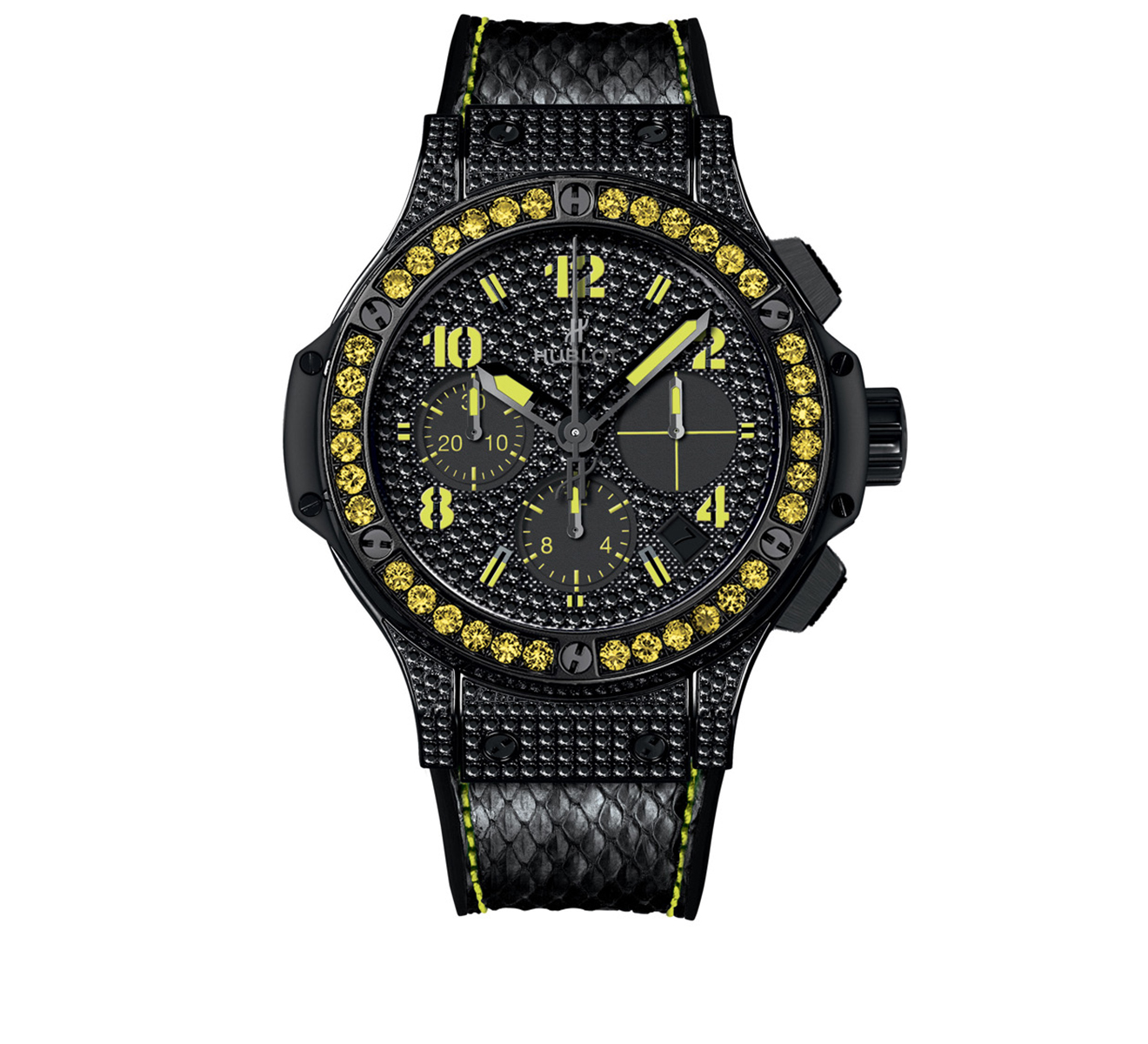 Часы Black Fluo Yellow HUBLOT Big Bang 341.SV.9090.PR.0911 - фото 1 – Mercury