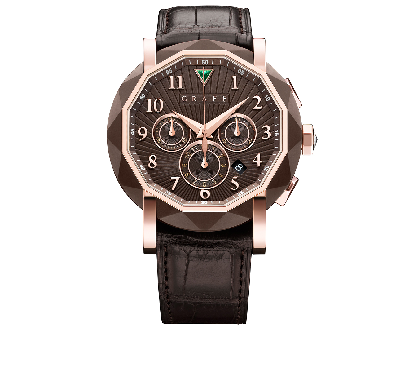 Часы Steel Rose Gold Chronograph GRAFF ChronoGraff CG45DLCCPGC - фото 1 – Mercury