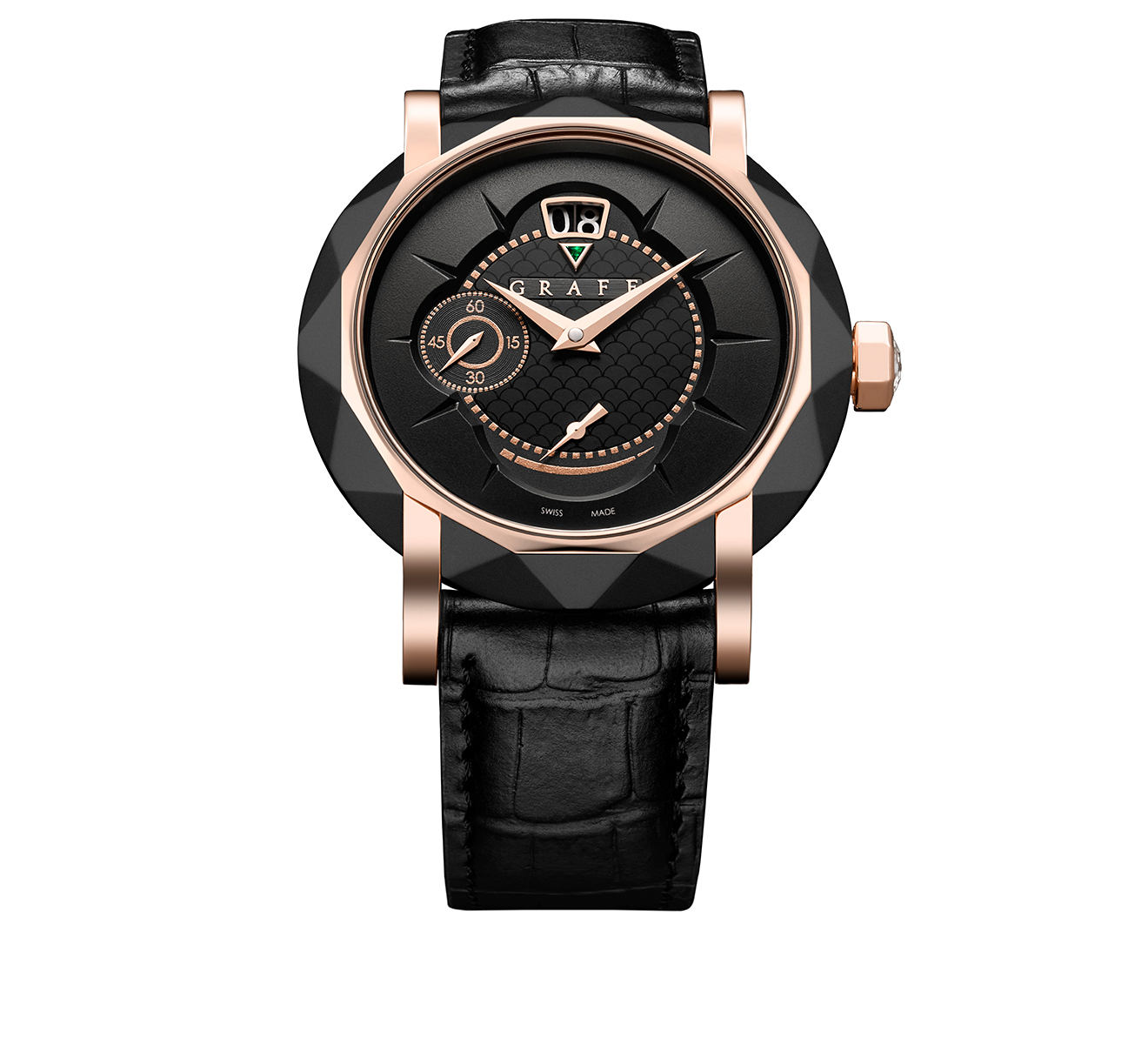 Часы Grande Date Rose Gold GRAFF GraffStar GS45PGB - фото 1 – Mercury