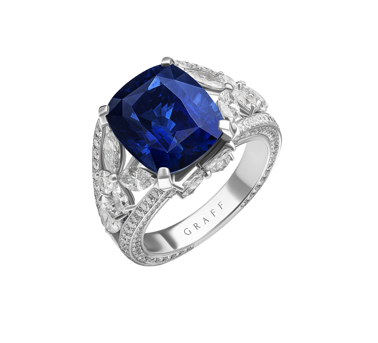 Кольцо GRAFF Sapphires GR 24954 - фото 1 – Mercury