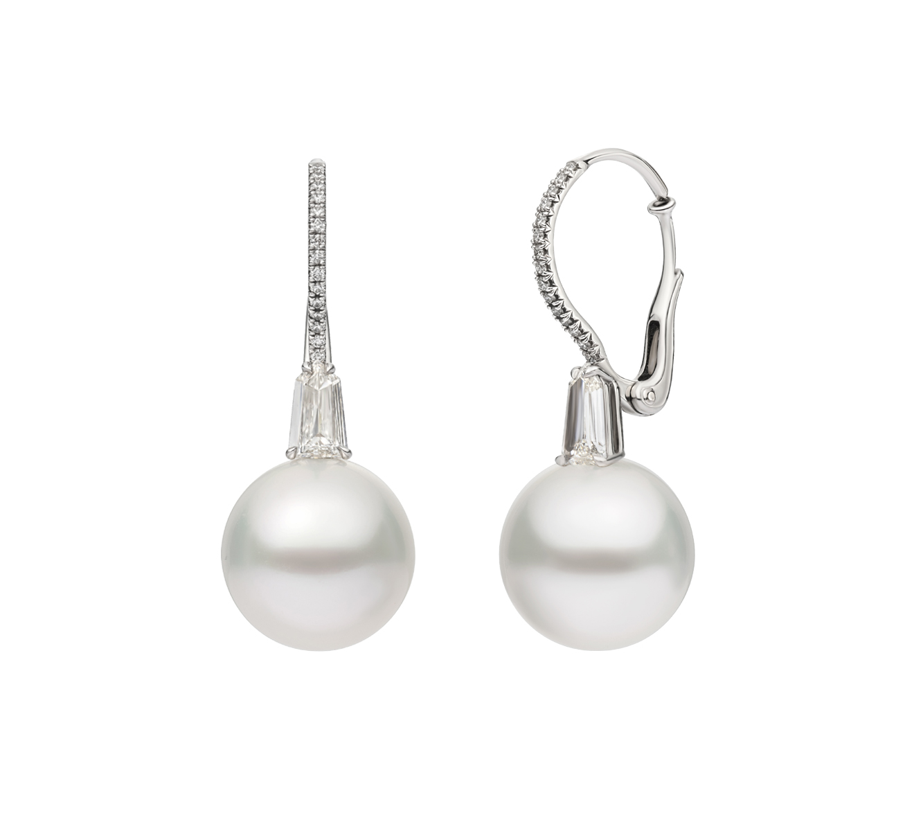 Серьги MIKIMOTO Classic MEL 10036 NDXP - фото 2 – Mercury