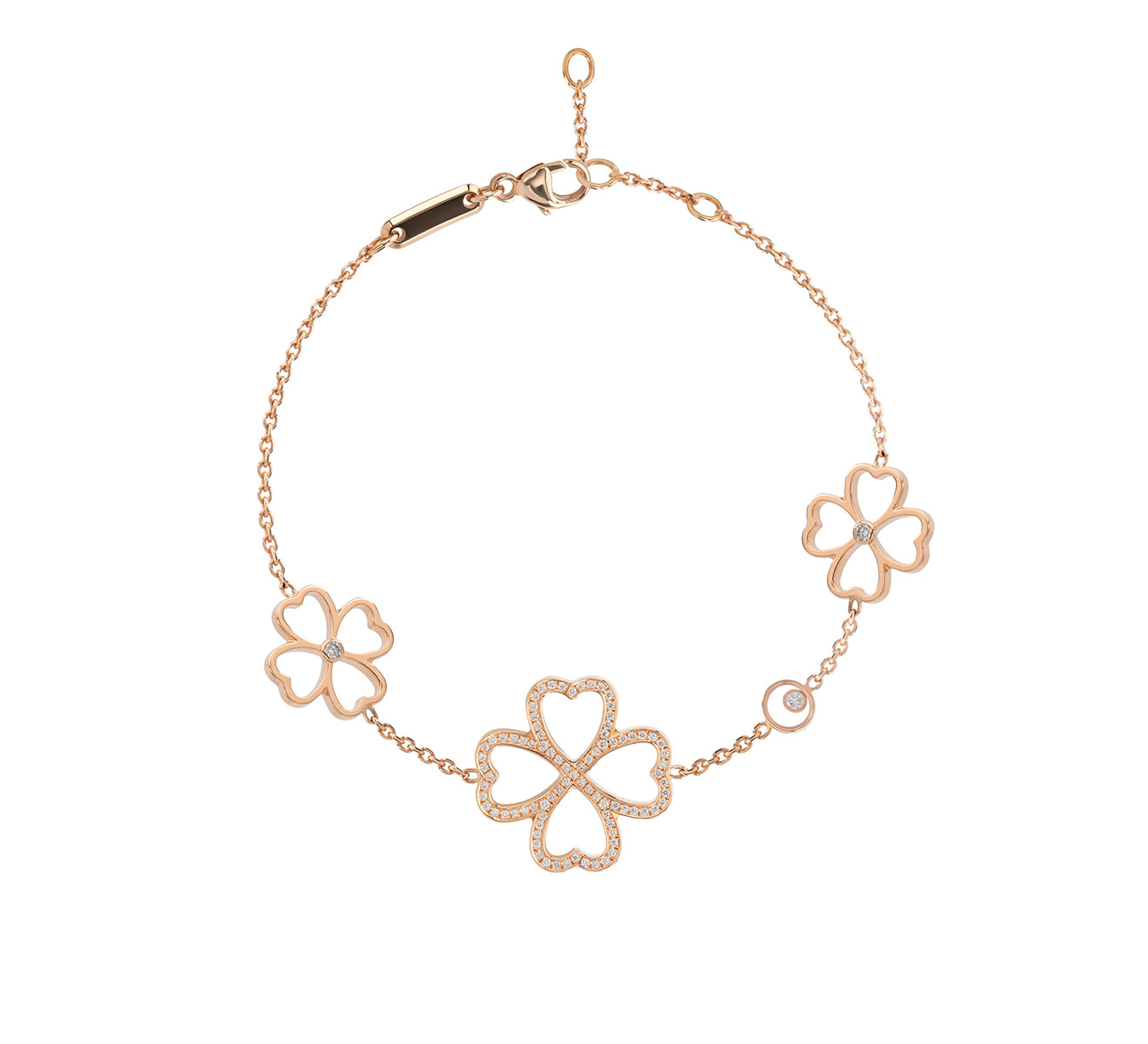 Браслет Happy Clover Chopard Happy Diamonds 859422-5001 - фото 1 – Mercury