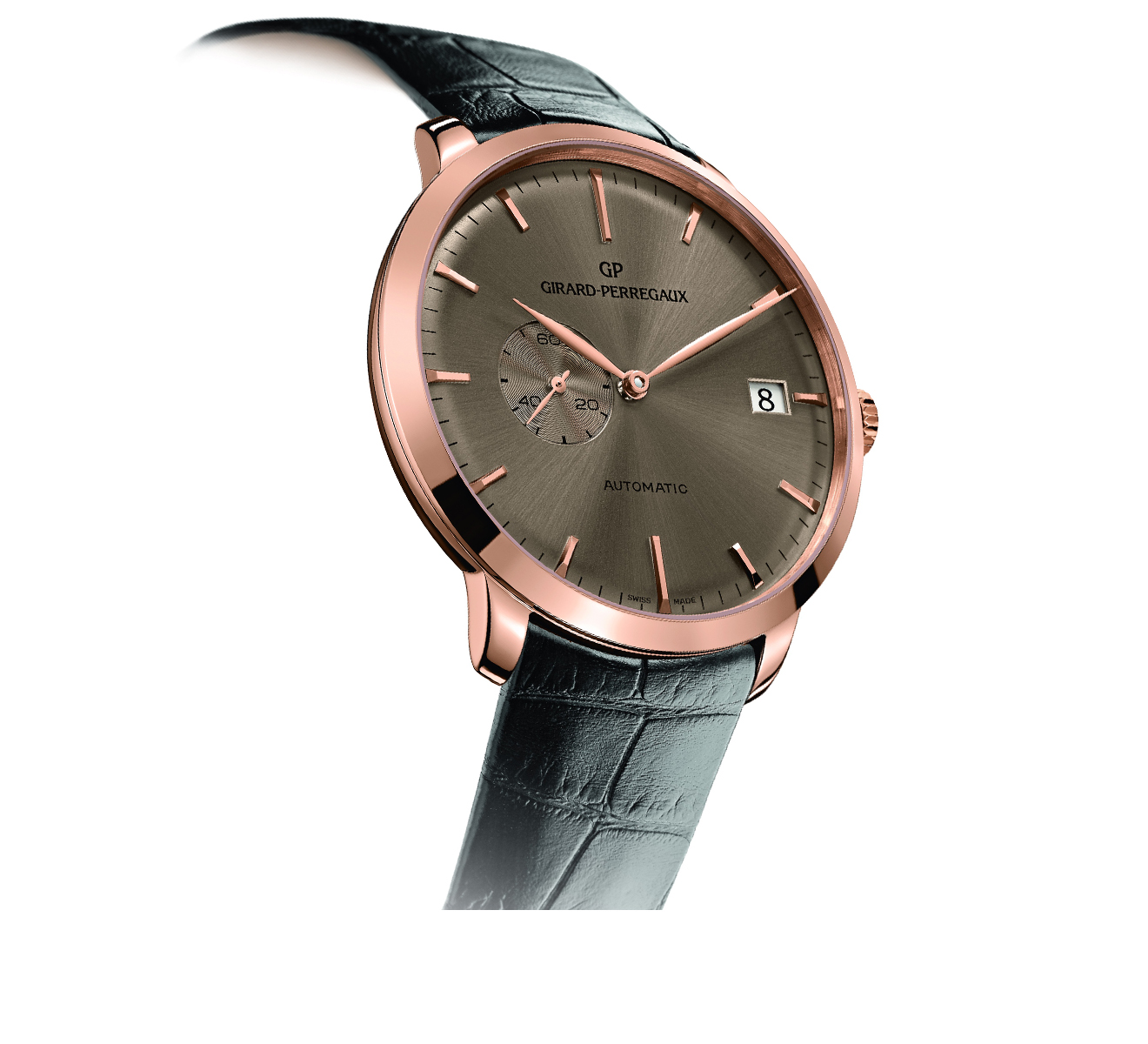 Часы Rose Gold Date Brown GIRARD-PERREGAUX 1966 49543-52-B31-BK6A - фото 2 – Mercury