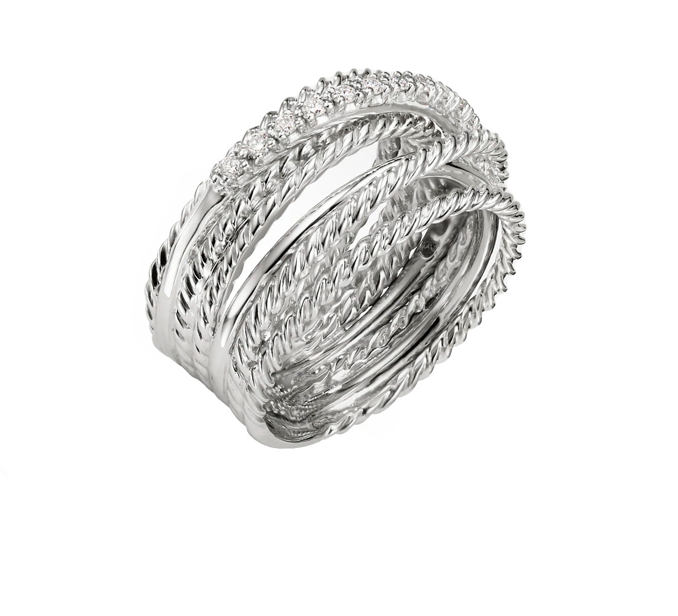 Кольцо DAVID YURMAN Crossover R07370DSSADI - фото 1 – Mercury