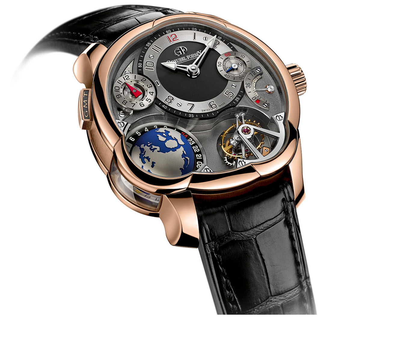 Часы GMT Red Gold GREUBEL FORSEY GMT P233 - фото 2 – Mercury