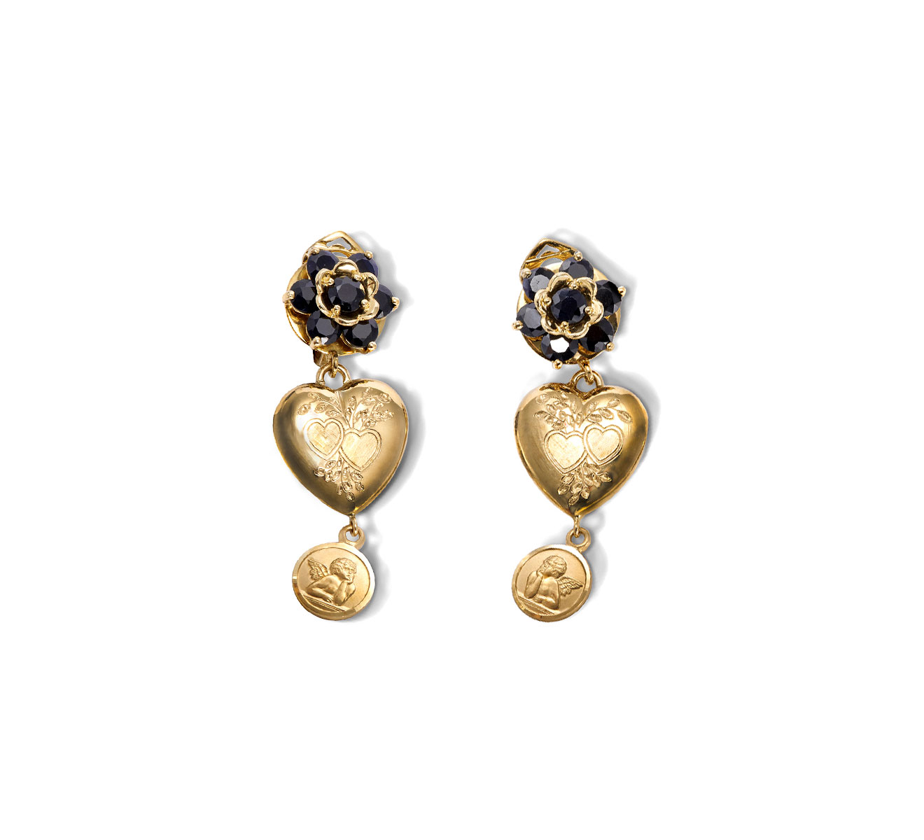 Серьги DOLCE&GABBANA Love WEDL1G WSLE5 Z0000 - фото 1 – Mercury