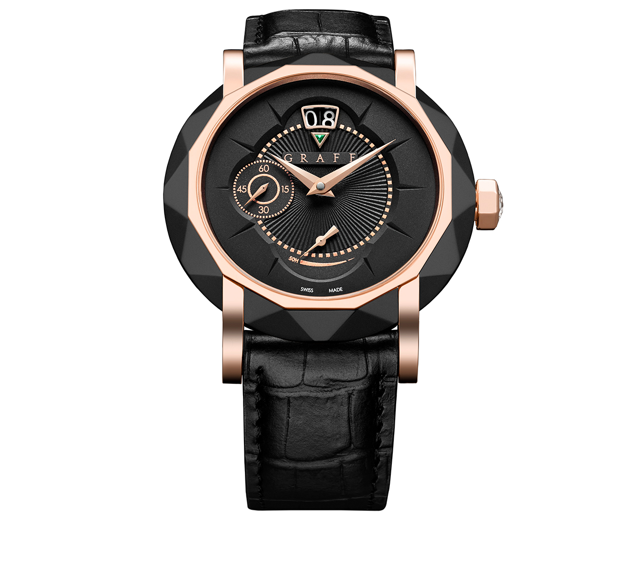 Часы Grande Date Steel Rose Gold GRAFF GraffStar GS45DLCPGB_NEW - фото 1 – Mercury