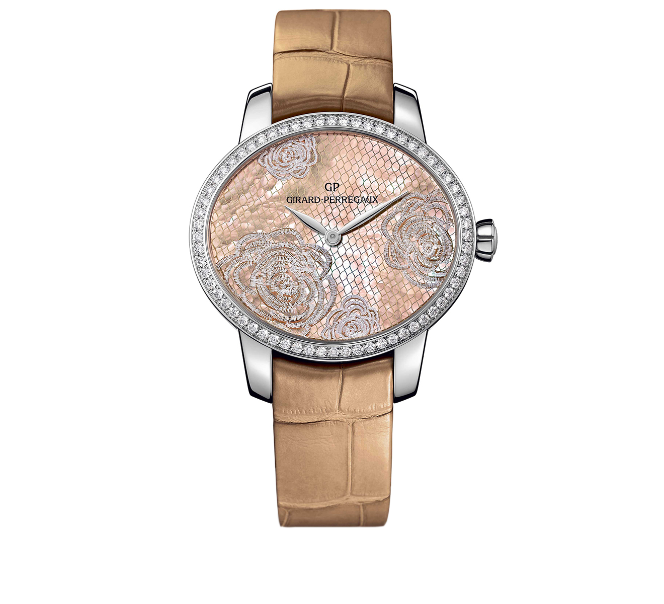 Часы Bloom Steel Beige Dial GIRARD-PERREGAUX Cat's Eye 80476D11A801-CK8A - фото 1 – Mercury