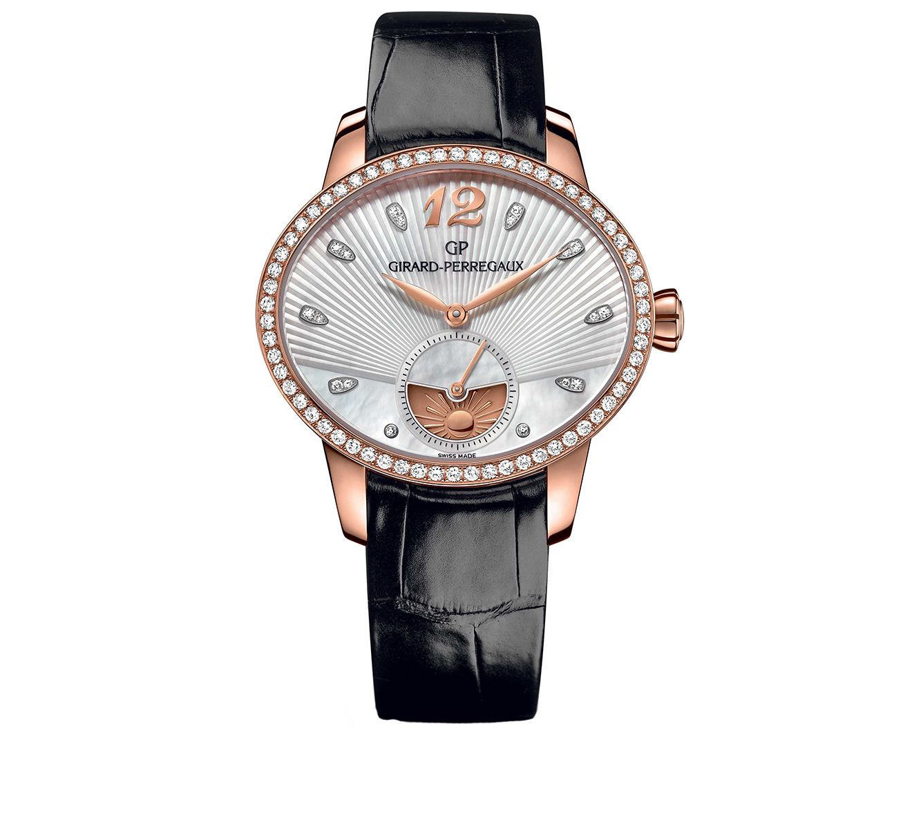 Часы Day and Night Rose Gold Pearl GIRARD-PERREGAUX Cat's Eye 80488D52A751-CK6A - фото 1 – Mercury