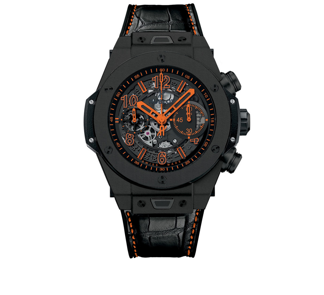 hublot unico all black