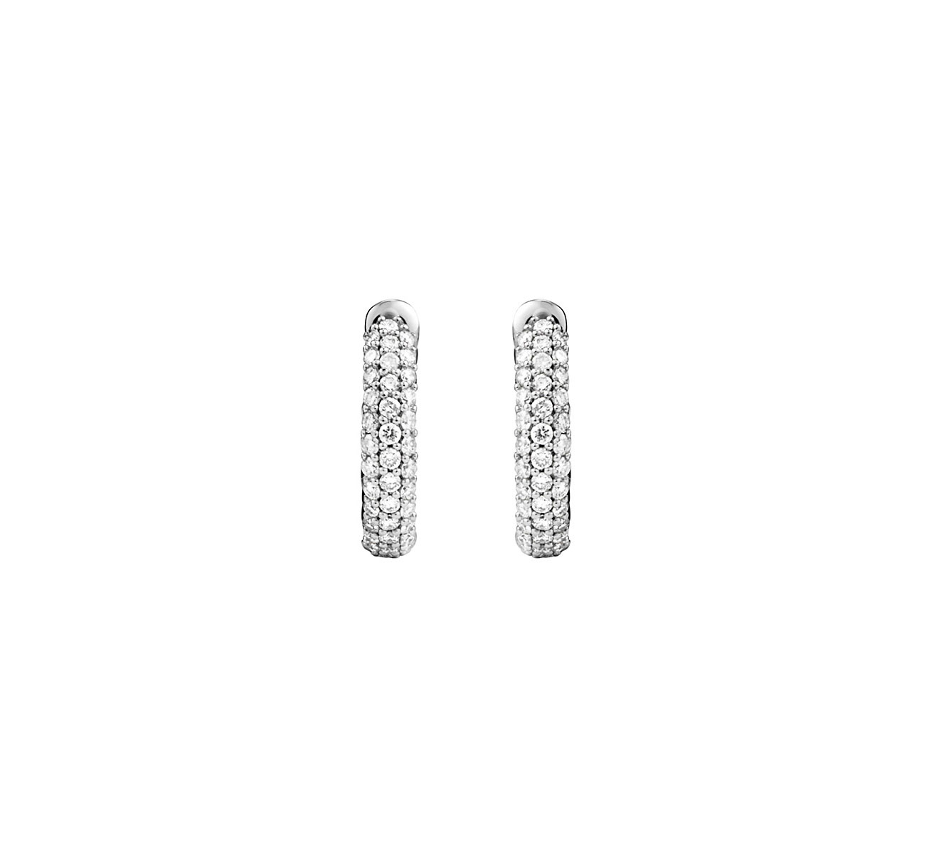 Серьги DAVID YURMAN Petite Pave E12137DSSADI - фото 1 – Mercury