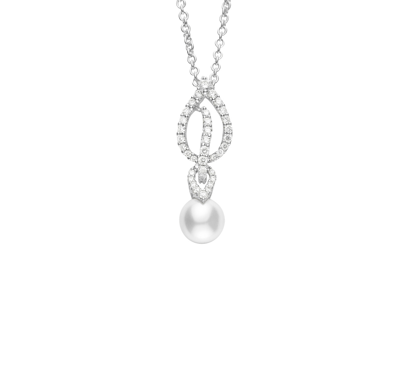 Кулон MIKIMOTO Laurel MPA 10152 ADXW - фото 1 – Mercury