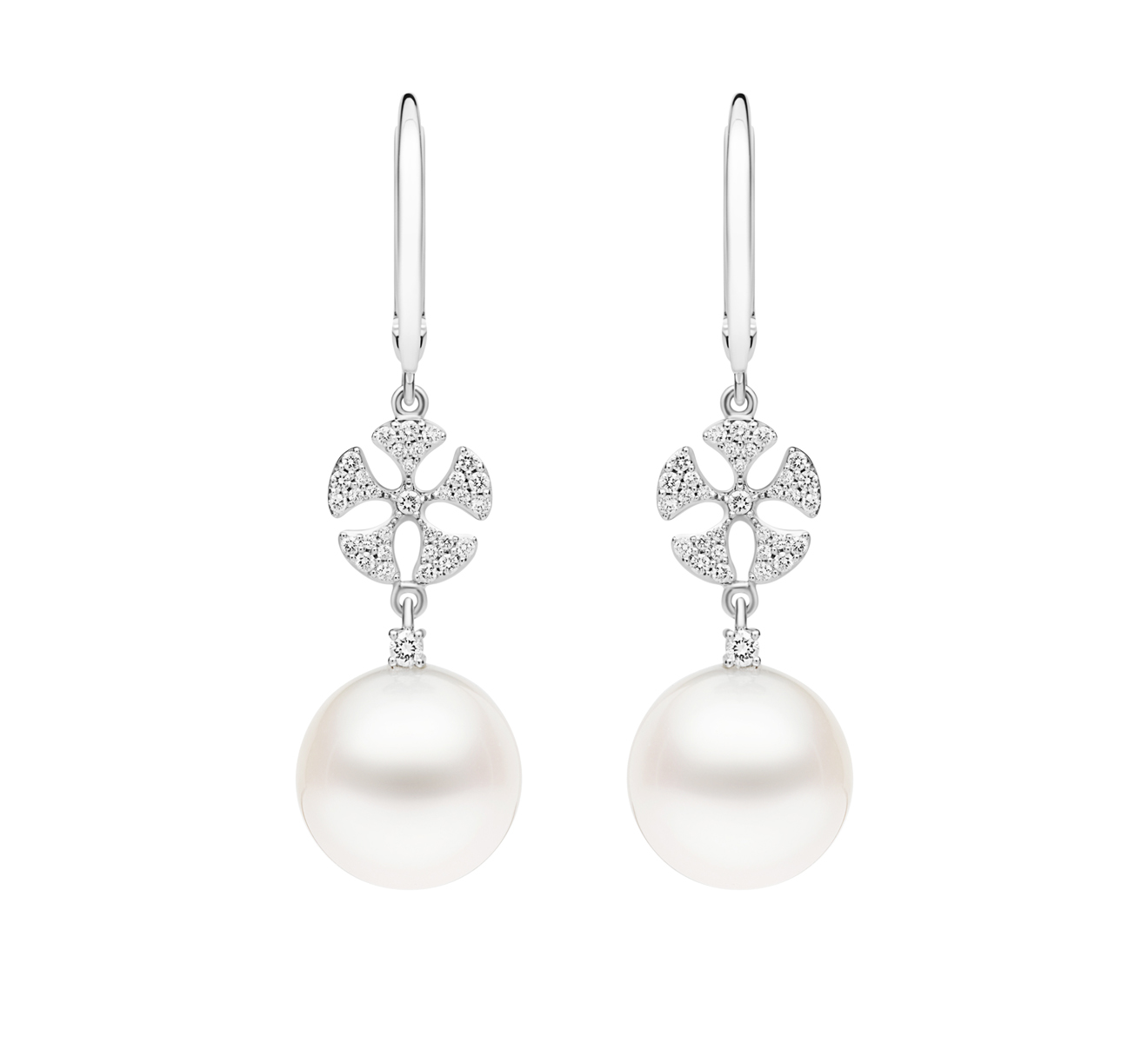 Серьги Classic Elegance MIKIMOTO Classic MEA 10135 NDXW - фото 1 – Mercury